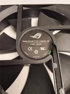 ASUS ROG RYUO Model 12 Fan 120mm 4-pin PWM PC Case Radiator - Black - Photo 1/4
