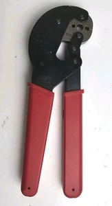 Koaxialkabel Sechskant Crimpzange Schwerlast 238 Crimper Markenlos Werkzeug 3 Hohlräume - Bild 1 von 6