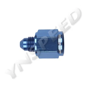 US SHIP 6AN AN-6 Female Swivel to AN4 Male Fuel Oil Reducer Fitting Adapter Blue - Picture 1 of 10