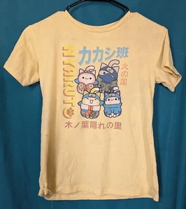 NYARUTO Naruto Team Kakashi Cat Shirt Youth 10/12 Anime Graphic Tee - Picture 1 of 2