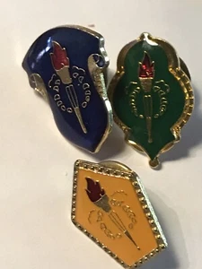 3 Anzac Eternal Flame Pin Legacy Lapel Badges - E17 - Picture 1 of 8