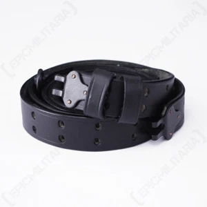 WW2 US Military M1 Garand Leather Sling in Black Reproduction - Picture 1 of 1