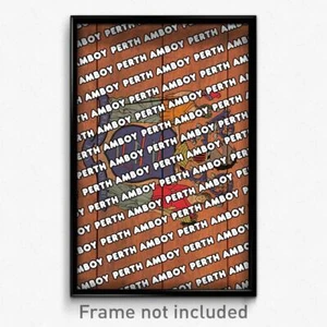 Perth Amboy New Jersey Poster (NJ City Souvenir 11x17 Town Print) - Picture 1 of 1