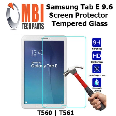 Samsung Galaxy Tab E 9.6 T560 T561 Protective Tempered Glass Screen Protector - Image 1 of 4