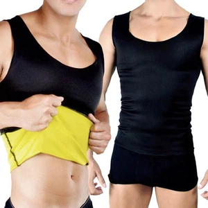 CANOTTA UOMO SHAPERS FASCIA INSTANT TRAINING MAGLIA DIMAGRANTE PALESTRA FIT - Imagen 1 de 1