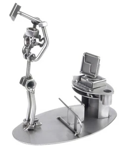 metalman24 Schraubenmännchen PC Crash Büro Börsencrash geschenk geschenkidee - Bild 1 von 1