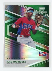 JOSE RODRIGUEZ 2020 Panini Elite Extra Edition #176 GREEN ASPIRATIONS 16/499