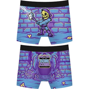 Harebrained Master Of The Bone Zone Mens Boxer Briefs He-Man Skeletor Underwear - Picture 1 of 12