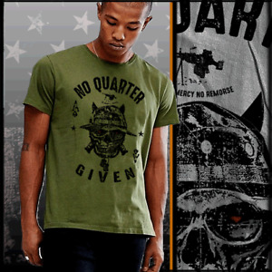 Combat t-shirt military no quarter Infantryman Machine Gunner warrior tee
