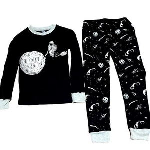 New Dophin&Fish 100% cotton long sleeves pajamas set size 5 - Picture 1 of 6