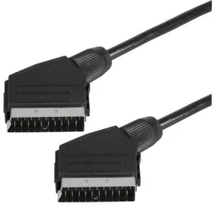 PSG91273 Scart plomo macho a macho, 1,5 m negro - Imagen 1 de 1