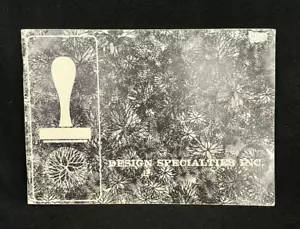 DESIGN SPECIALTIES INC. stamp pattern company 1970 architecture VTG - Imagen 1 de 4