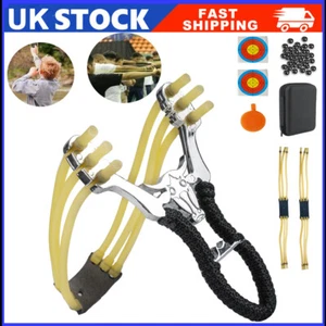 New Telescopic Slingshot Hunting Catapult Professional Shooting High Velocity UK - Picture 1 of 18