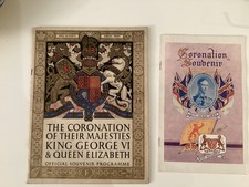 The Coronation of their Majesties King George VI and Queen Elizabeth Programmes