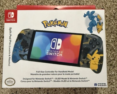 HORI Split Pad Pro for Nintendo Switch (Lucario and Pikachu) NEW + SEALED - Image 1 of 3