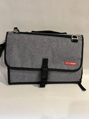 SKIP HOP Baby Portable Diaper Changing Pad Mat  heather gray NICE! - Image 1 of 4