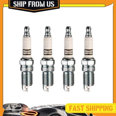 Champion Spark Plug Spark Plug 4x For Subaru Legacy 1990-2012 Kia Soul 2010-2011 - Image 1 of 4