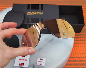 Carrera ' CA Epica II 17X/86 ' Gold Clip On Magnetic Sunglass Lenses RARE VGC