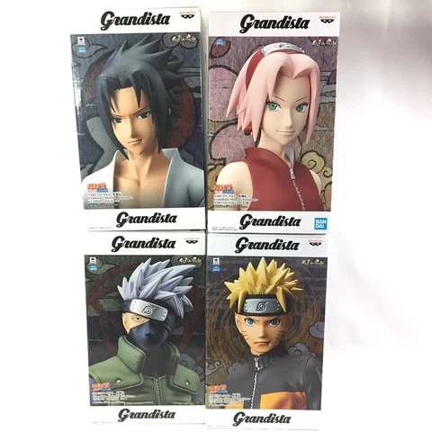 Banpresto Naruto Shippuden Shinobi Relations Grandista Figure Set of 4 japan Cover