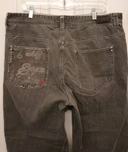 Vintage ENYCE RN96312 Denim Distressed Gray Jeans Men's Dize 38 x 32 - Picture 1 of 14