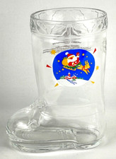 KFC Christmas Boot Glass 1989 Kentucky Fried Chicken