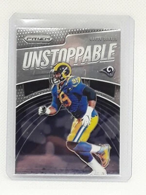 Aaron Donald 2019 Prizm Football - Unstoppable - Los Angeles Rams - Image 1 of 2