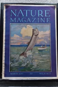 Vintage Magazine Nature March 1930 - Imagen 1 de 2