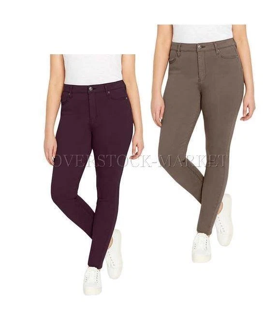 NEW WOMENS BUFFALO HANNA HIGH RISE SOFT STRETCH SKINNY PANT TENCEL BLEND VARIETY - Image 1 of 1