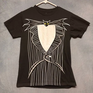 The Nightmare Before Christmas Shirt Disney Tim Burton Batsuit Shirt Large Print - Picture 1 of 8