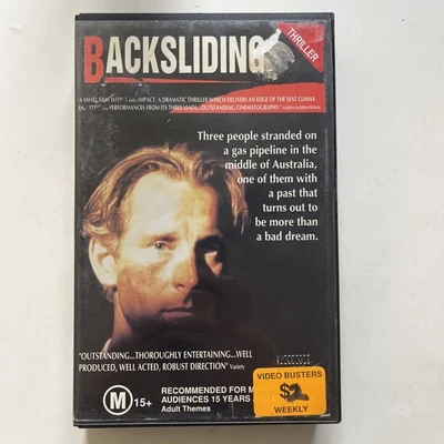 Backsliding VHS Horror Thriller Big Box Ex-Rental Palace Tim Roth RARE - Image 1 of 4