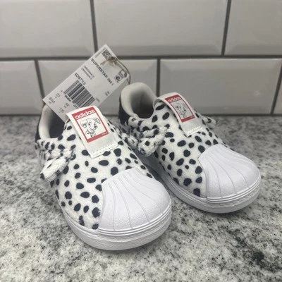 adidas Originals x Disney Superstar 360 I 101 Dalmatians Dog Ears Toddler Sz 6.5 - Image 1 of 4
