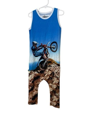 Inchworm Alley Romper Youth Size 5 100% Organic Cotton Motocross Dirt Bike - Image 1 of 4