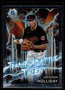 Jackson Holliday 2023 Bowman Draft Transformative Talent Card #TT-5 - Picture 1 of 2