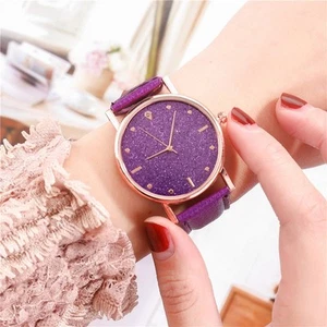 Unique Starry Belt Watch with Comfortable Leather Strap for All Day Wear - Picture 1 of 18