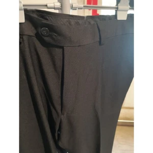 Haggar 34x32 Men's Black Slacks Dress Suit Pants Comfort Stretch - Picture 1 of 6