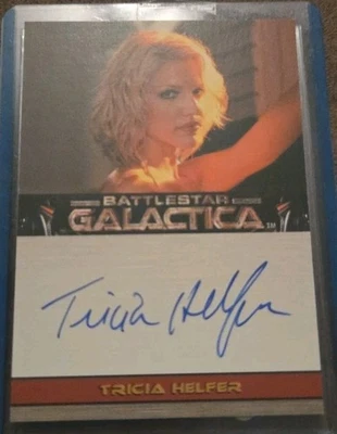 2007 Battlestar Galactica temporada 2 Tricia Helfer como número 6 cartão de autógrafo - Imagem 1 de 2