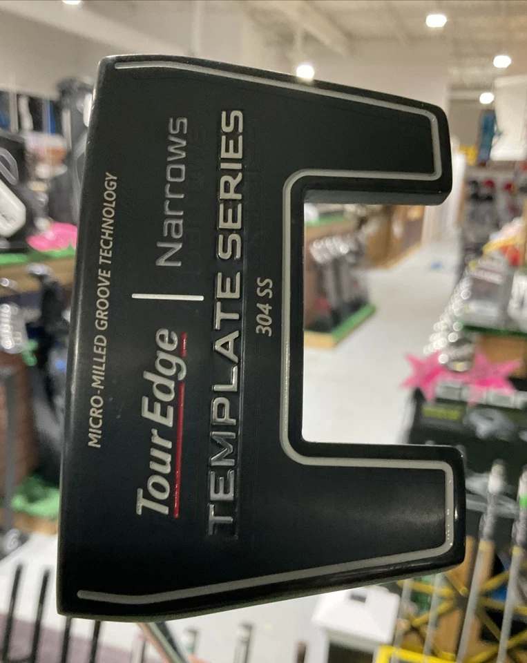 TourEdge Golf NARROWS TEMPLATE SERIES 35" Left-Handed Mid-Mallet Putter 10" Grip - Image 1 of 4