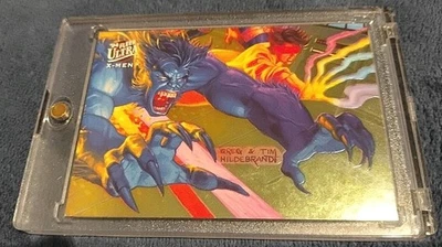 TEAM PORTRAIT 1994 Fleer Ultra X-Men BEAST, JUBILEE #3 of 9 FLAWLESS (10) 'MINT' - Image 1 of 4