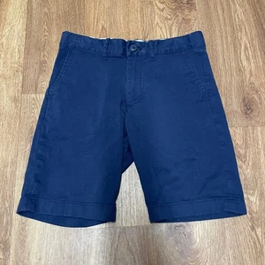 Crewcuts Boys Solid Navy Blue Chino Shorts Adjustable Waist Size 12 Large - Picture 1 of 7
