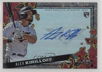 2021 Topps Fire Scorching Signatures Alex Kirilloff #SS-AKI Rookie Auto RC - Image 1 of 3