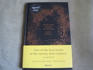 CARLO ROVELLI SIGNED - SEVEN BRIEF LESSONS ON PHYSICS First UK Hardcover Edition - Picture 1 of 8