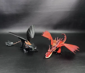 How to Train Your Dragon Figuren Lot Toothless & HookFang Actionfiguren 2018 SML - Bild 1 von 14