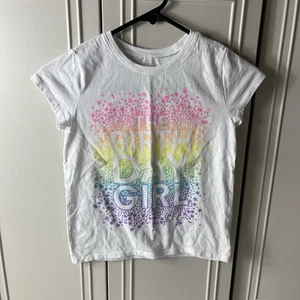 Girls Birthday Shirt Rainbow Stars Tee Size M (7/8) The Children’s Place - Picture 1 of 6