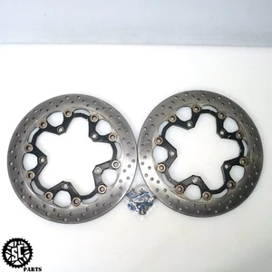 08-16 SUZUKI HAYABUSA FRONT BRAKE ROTORS - Picture 1 of 9