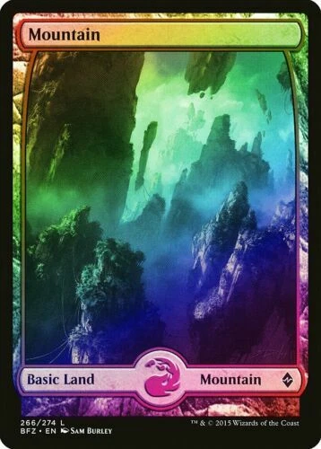 Mountain 266 Full Art Foil Battle for Zendikar Near Mint MTG Magic DNA GAMES - Image 1 of 1