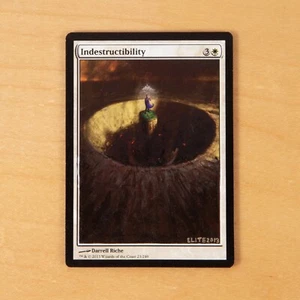 MtG - Indestructibility (M14) Altered Hand Painted Magic: the Gathering - Picture 1 of 1