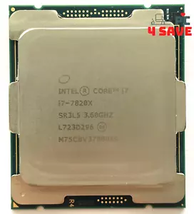 Intel Core i7-7820X 3.60GHz 8-Core 11MB LGA2066 Desktop CPU Processor SR3L5 140W - Picture 1 of 1