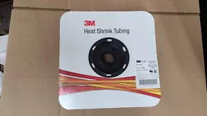 3M FP-301 Black 1/2” Dia. Heat Shrink Tubing 100-Ft Spool Ratio 2:1 # 7000021421 - Picture 1 of 4