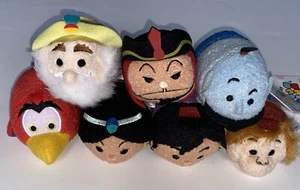 Disney Tsum Tsum Aladdin Plüsch 3,5 Zoll Menge 7 Jasmin Abu Genie Jafar Lago Sultan - Bild 1 von 11