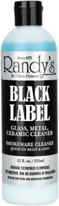 Randy’s Black Label Glass Cleaner – 2-Pack (12oz) for Bongs, Pipes & Rigs - Picture 1 of 3